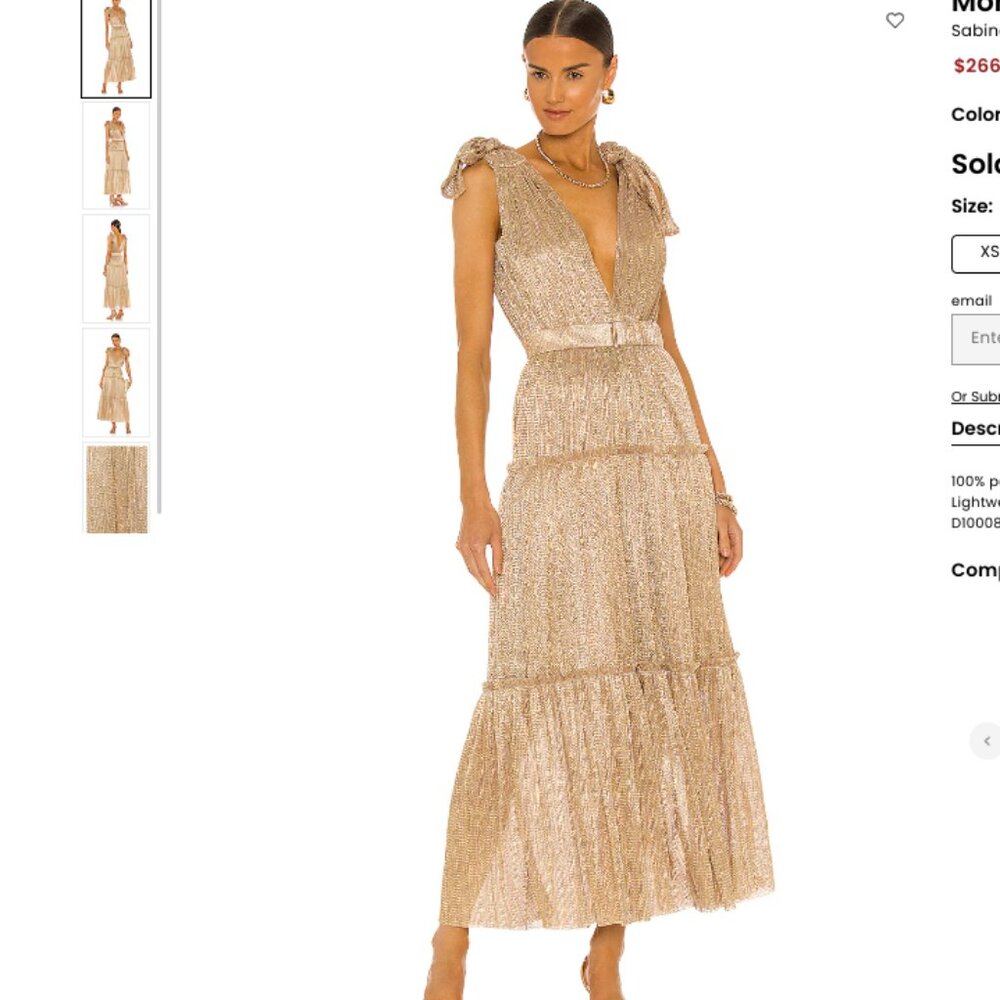 Moriah Dress - Sabina Musayev (size small)